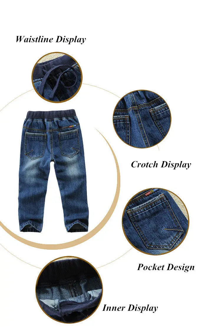 Kids Denim Jeans – Unisex Casual Fit