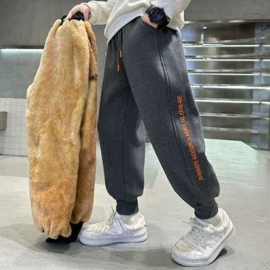 Kids Casual Trousers – Unisex Warm Fit